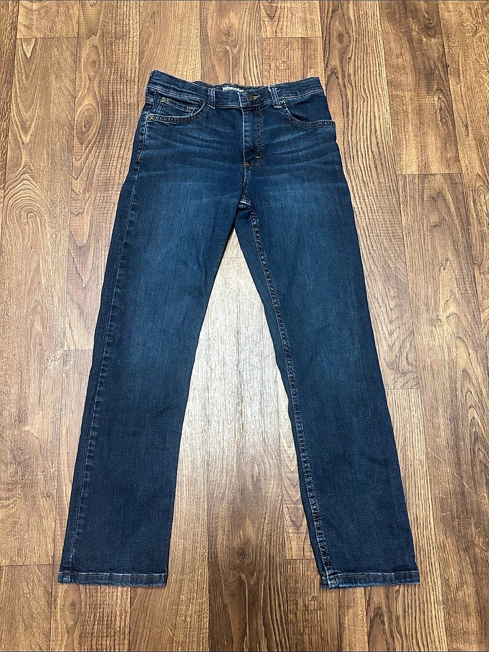 Wrangler Classic Straight Leg Jeans Blue Waist 14